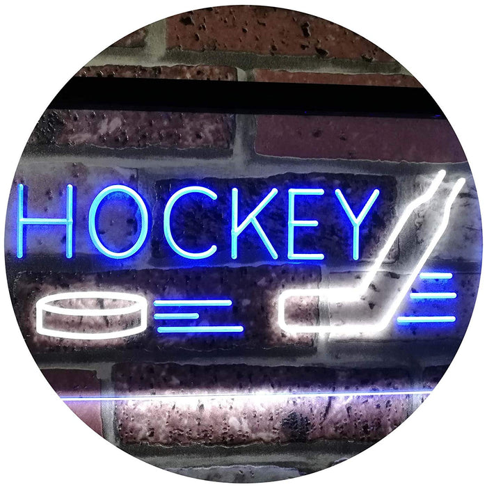 Sports Man Cave Hockey LED Light Sign - Way Up Gifts