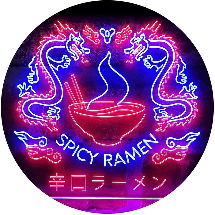 Dragon Spicy Ramen Japanese Food LED Light Sign - Way Up Gifts