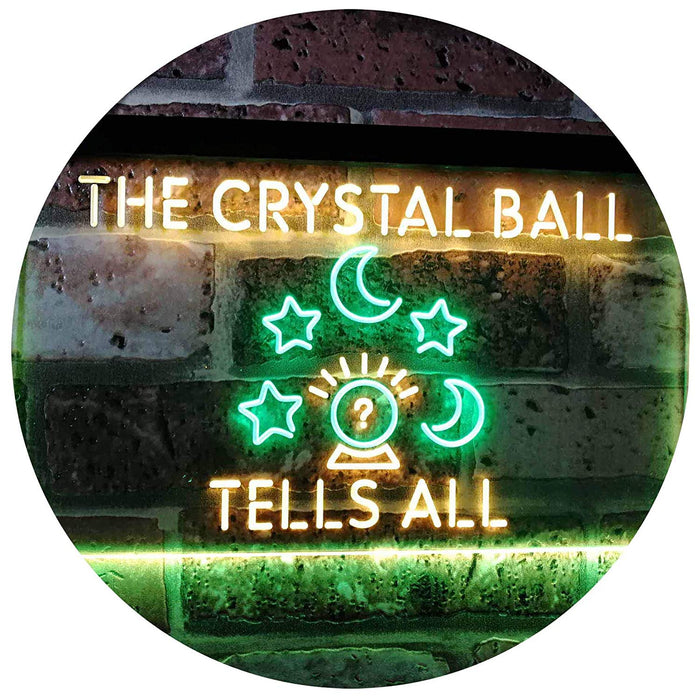 Psychic Fortune Teller Crystal Ball LED Light Sign - Way Up Gifts