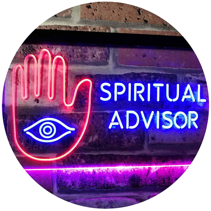 Psychic Spiritual Advisor LED Light Sign - Way Up Gifts