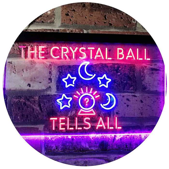 Psychic Fortune Teller Crystal Ball LED Light Sign - Way Up Gifts