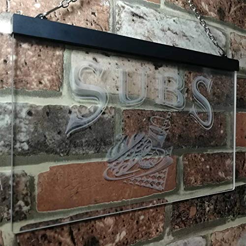 Sandwiches Hoagies Subs LED Light Sign - Way Up Gifts