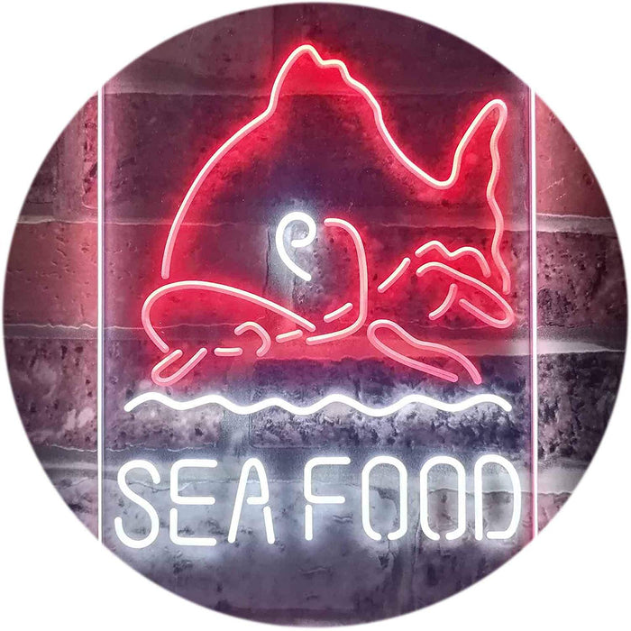 Seafood LED Light Sign - Way Up Gifts
