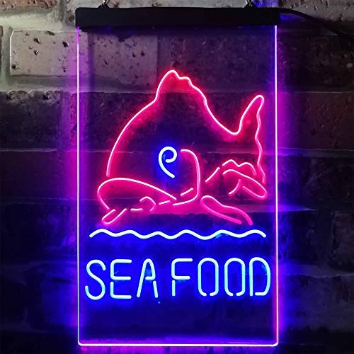 Seafood LED Light Sign - Way Up Gifts