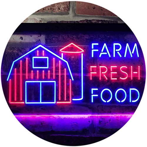 Farm Fresh Food LED Light Sign - Way Up Gifts