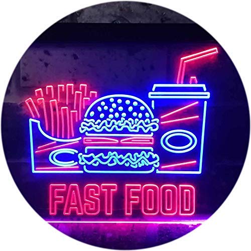 Fast Food LED Light Sign - Way Up Gifts