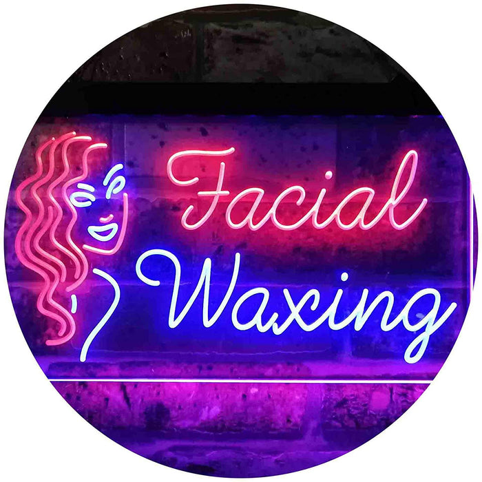 Facial Waxing LED Light Sign - Way Up Gifts