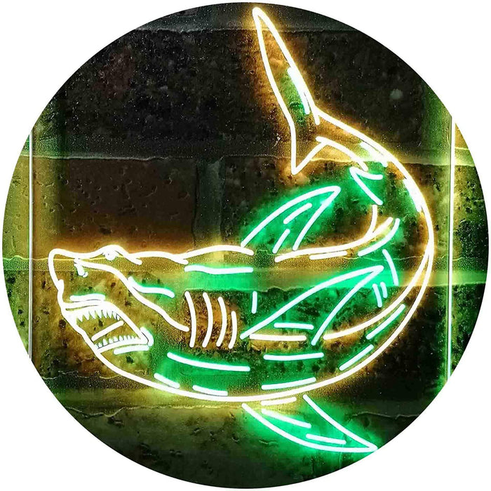Shark Man Cave LED Light Sign - Way Up Gifts
