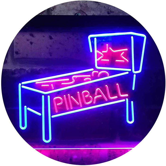 Pinball Game Room LED Light Sign - Way Up Gifts