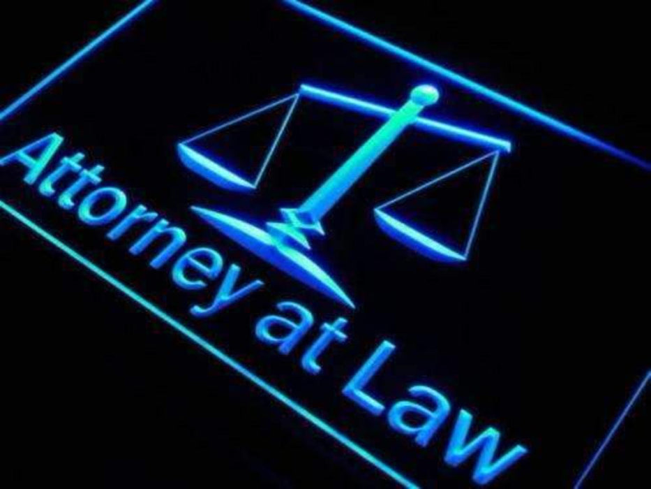 Attorney At Law LED Light Sign - Way Up Gifts
