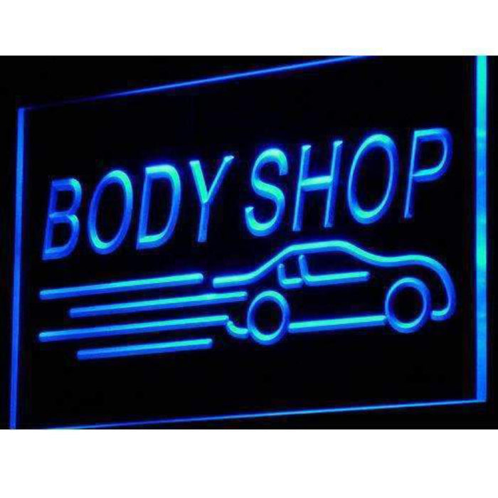 Auto Body Shop Car LED Light Sign - Way Up Gifts