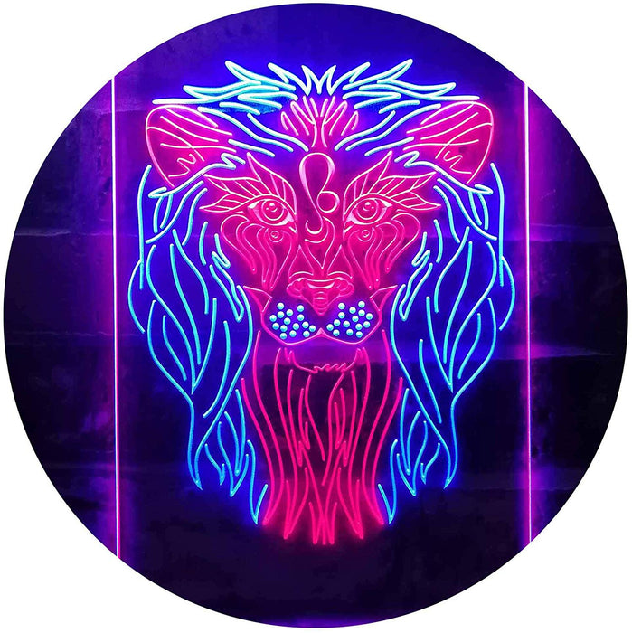 Lion Art Decor LED Light Sign - Way Up Gifts