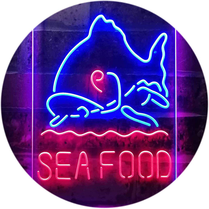 Seafood LED Light Sign - Way Up Gifts