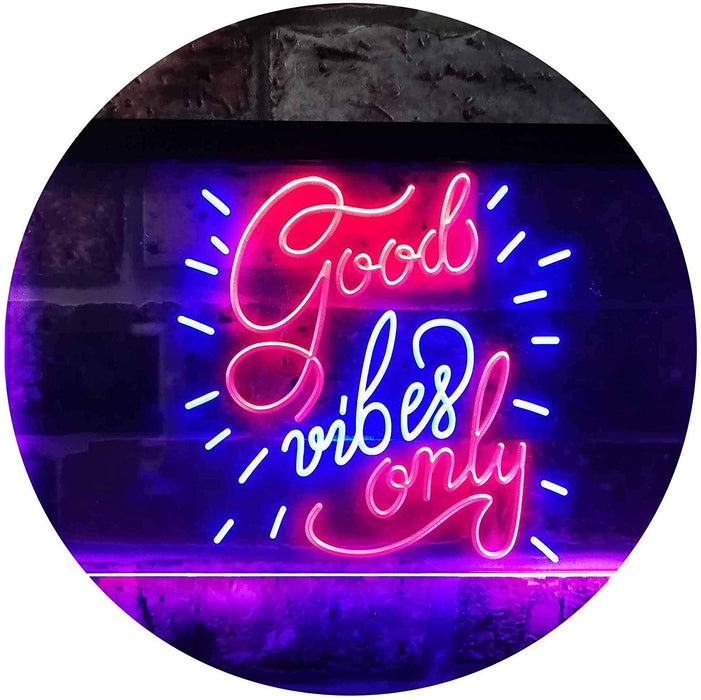 Good Vibes Only LED Light Sign - Way Up Gifts