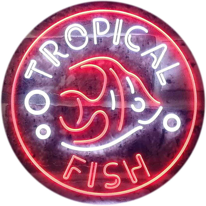 Pet Store Tropical Fish LED Light Sign - Way Up Gifts