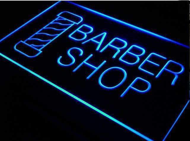 Barber Shop LED Light Sign - Way Up Gifts