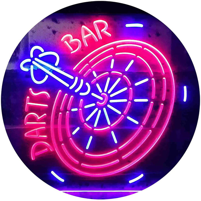 Darts Bar LED Light Sign - Way Up Gifts