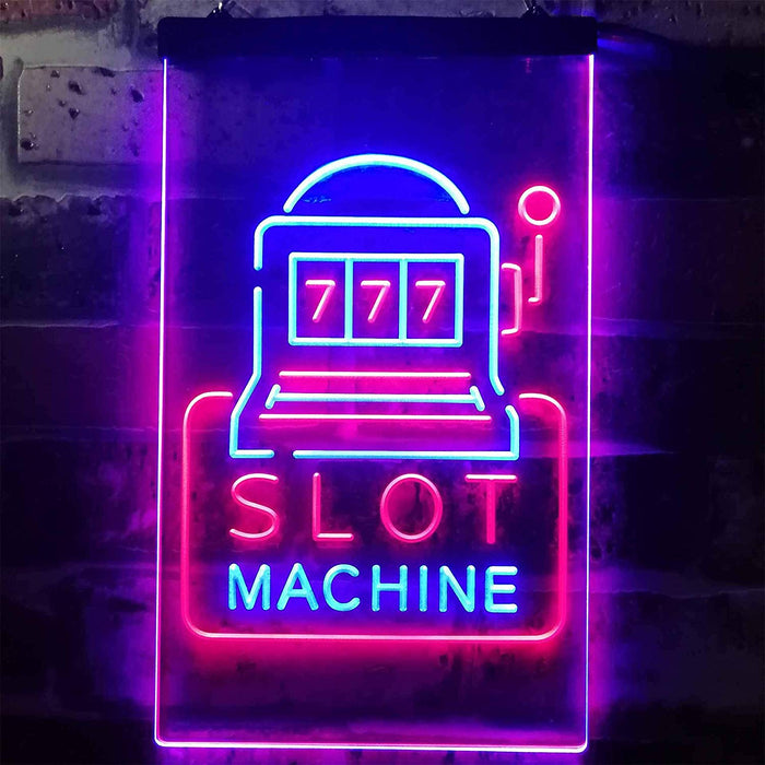 Casino Gambling Slot Machine LED Light Sign - Way Up Gifts
