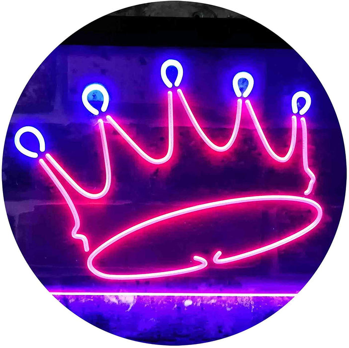 Princess Crown Girls Room Decor LED Light Sign - Way Up Gifts