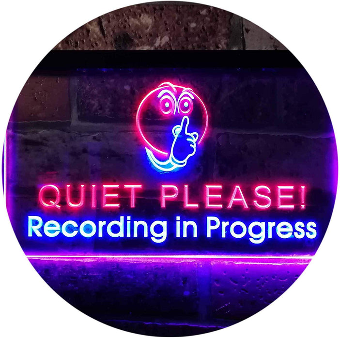 On Air Quiet Please Recording in Progress LED Light Sign - Way Up Gifts