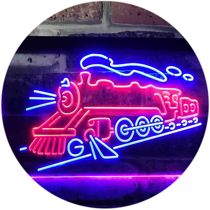 Kids Room Decor Train LED Light Sign - Way Up Gifts
