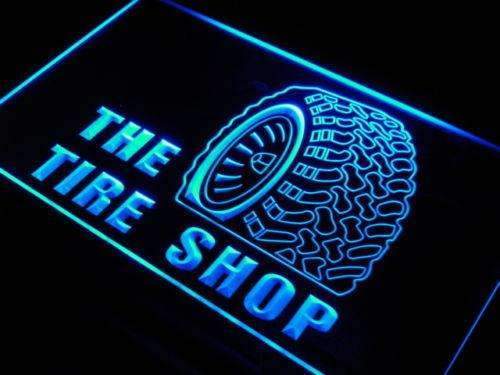 Car Tire Shop Auto Repair LED Light Sign - Way Up Gifts