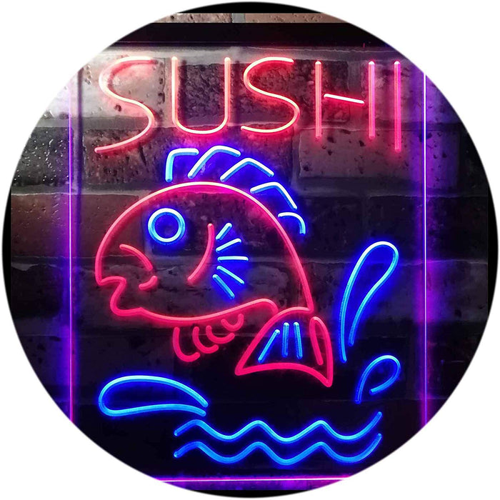 Fish Sushi LED Light Sign - Way Up Gifts