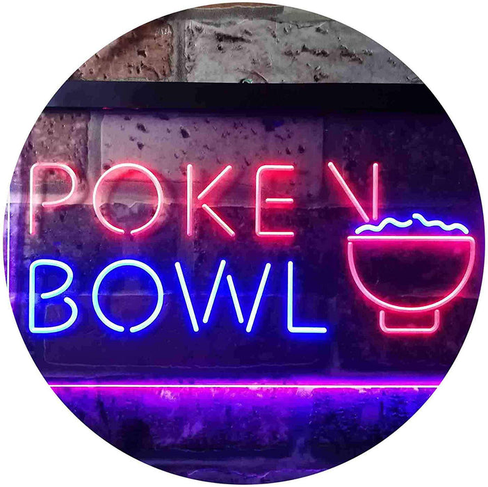 Hawaiian Poke Bowl LED Light Sign - Way Up Gifts