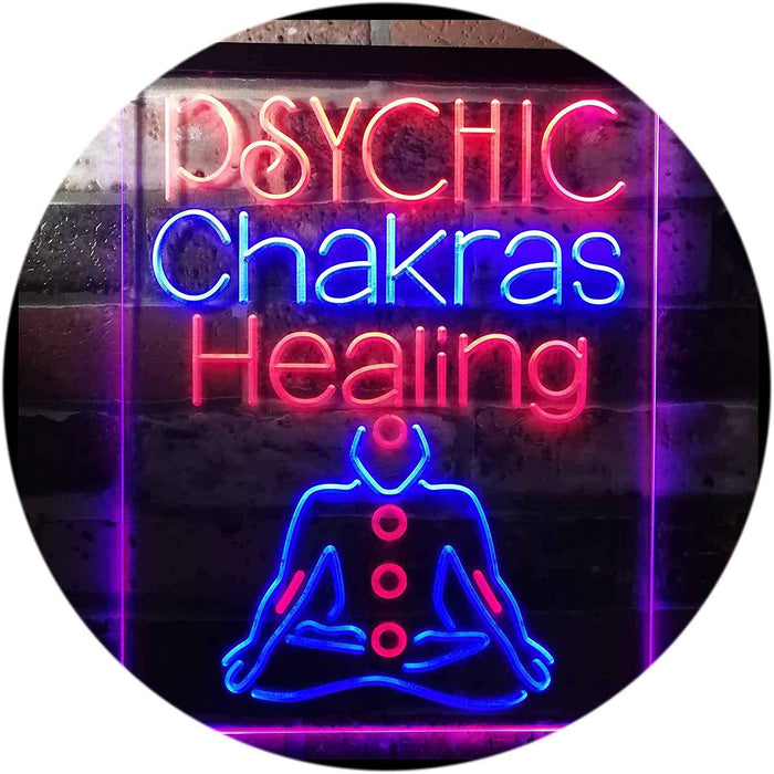 Psychic Chakras Healing LED Light Sign - Way Up Gifts