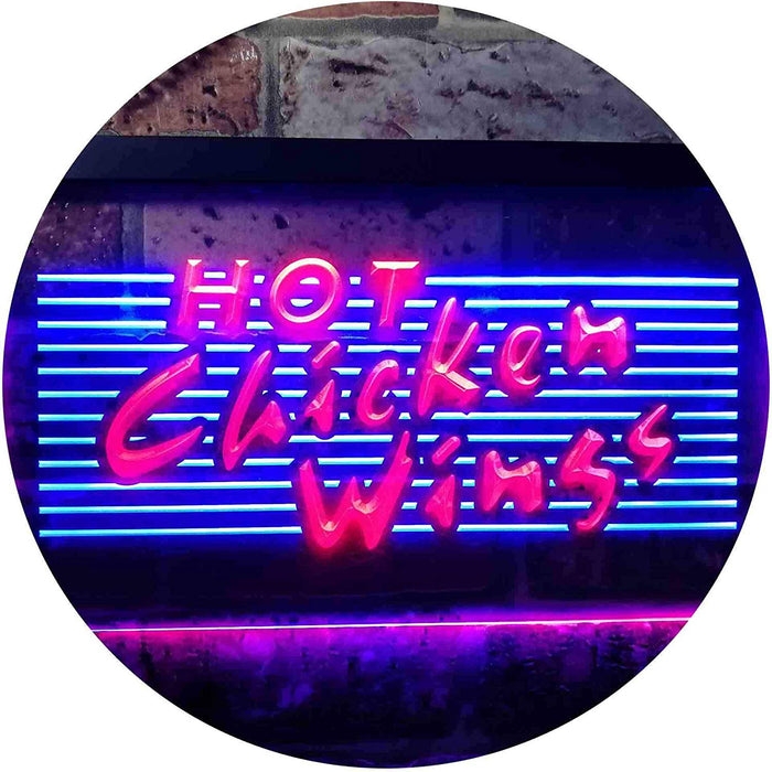 Hot Chicken Wings LED Light Sign - Way Up Gifts