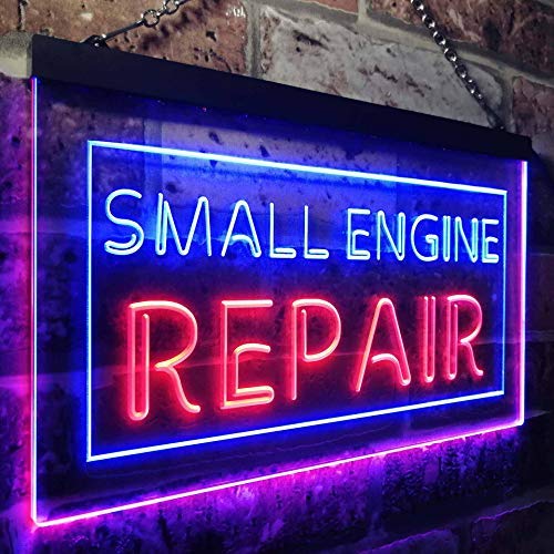 Small Engine Repair LED Light Sign - Way Up Gifts