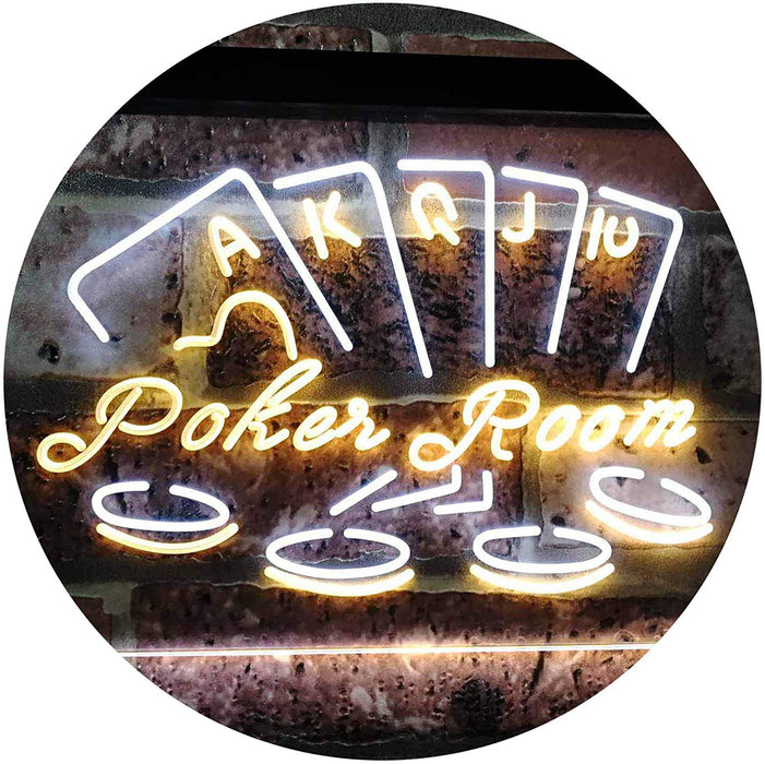 Poker Room LED Light Sign - Way Up Gifts