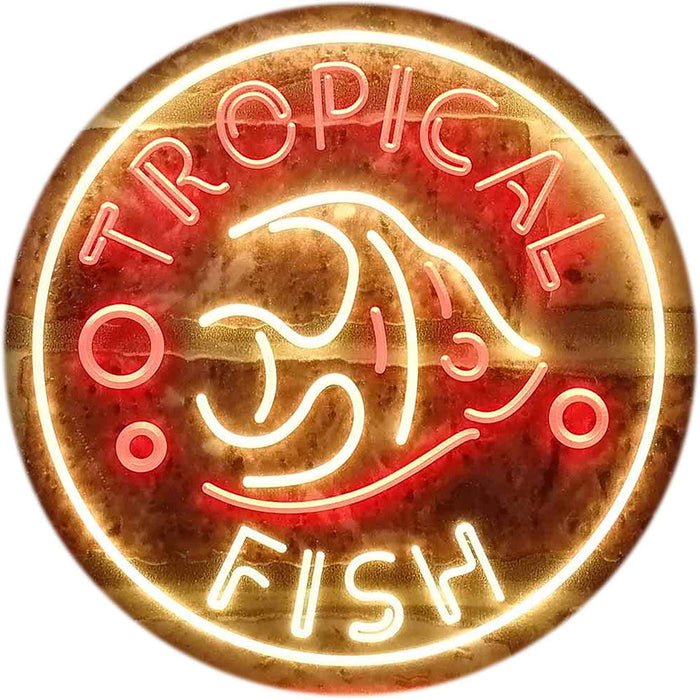 Pet Store Tropical Fish LED Light Sign - Way Up Gifts