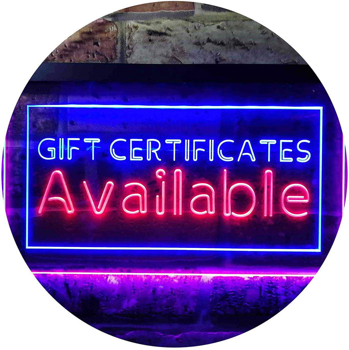 Gift Certificates Available LED Light Sign - Way Up Gifts