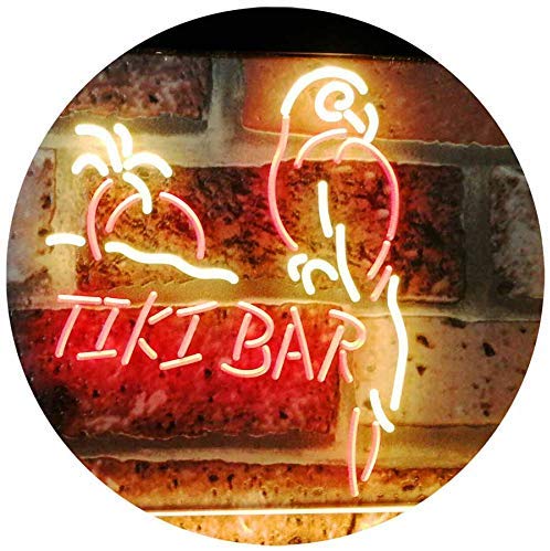 Parrot Tiki Bar LED Light Sign - Way Up Gifts