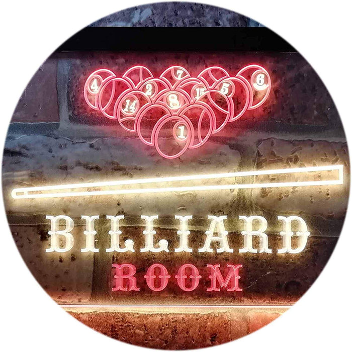 Pool Billiard Room LED Light Sign - Way Up Gifts