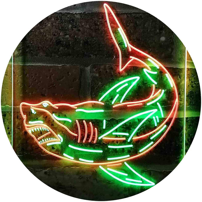 Shark Man Cave LED Light Sign - Way Up Gifts