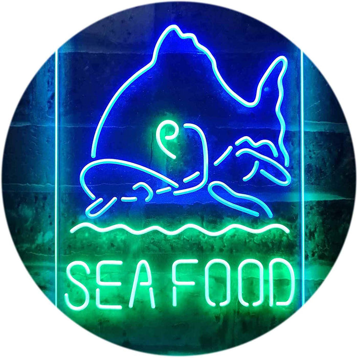 Seafood LED Light Sign - Way Up Gifts