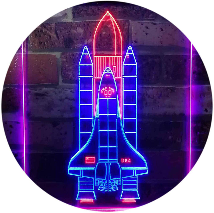 Astronaut Space Shuttle LED Light Sign - Way Up Gifts