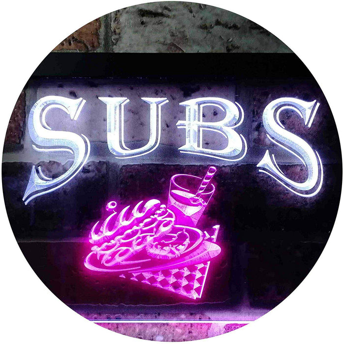 Sandwiches Hoagies Subs LED Light Sign - Way Up Gifts