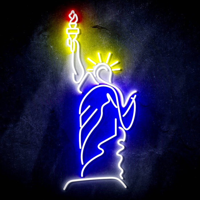 The Statue of Liberty Ultra-Bright LED Sign with Remote (Neon-Style, LED Technology) - Way Up Gifts
