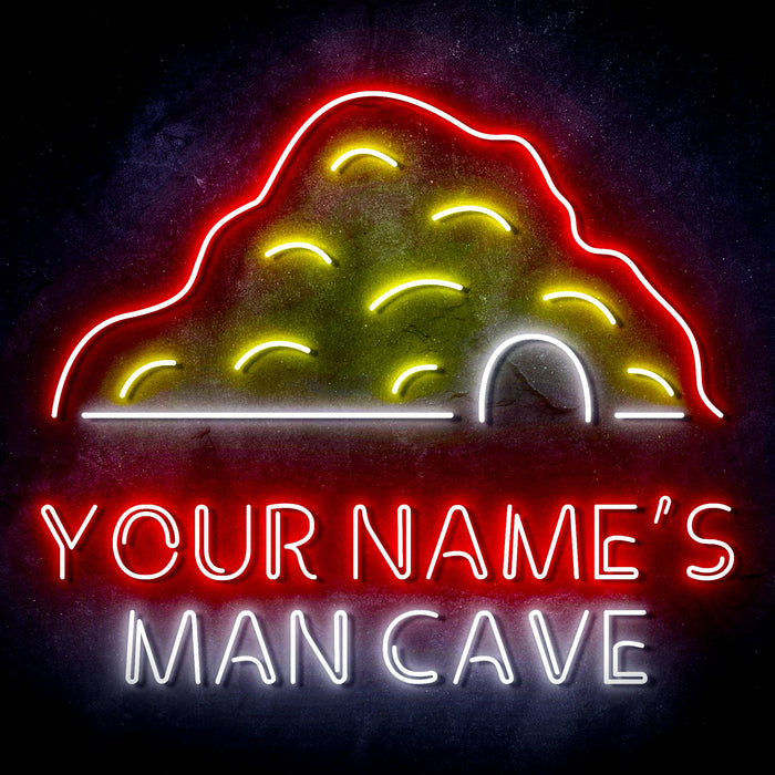 Personalized Ultra-Bright Man Cave LED Sign with Remote (Neon-Style, LED Technology) - Way Up Gifts