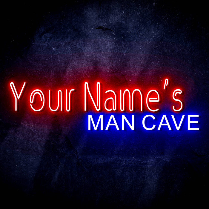 Personalized Ultra-Bright Game Room Man Cave Custom Text LED Sign with Remote (Neon-Style, LED Technology) - Way Up Gifts