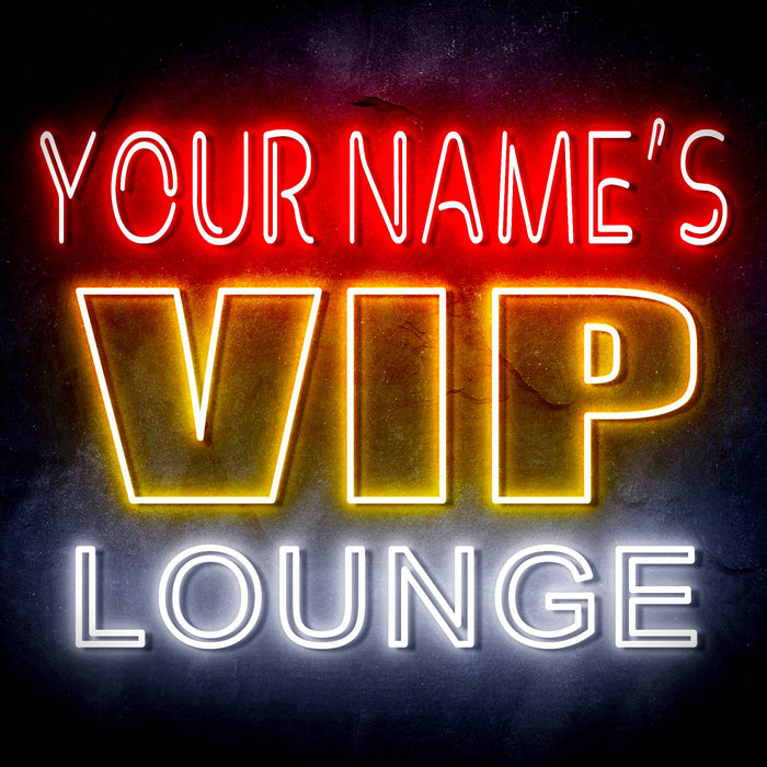 Personalized Ultra-Bright VIP Lounge LED Sign with Remote (Neon-Style, LED Technology) - Way Up Gifts