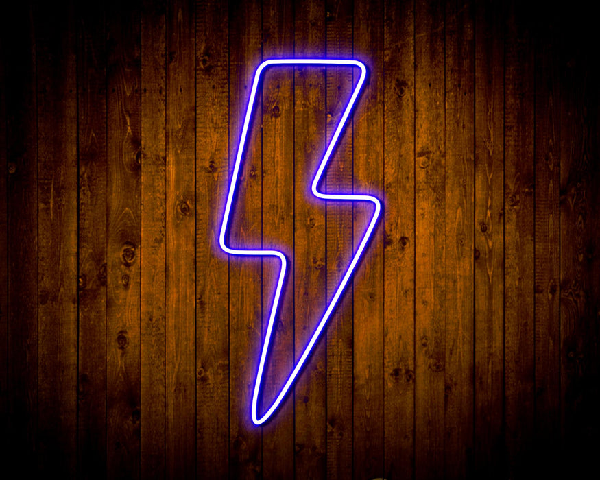 Lightning Bolt Flex Silicone LED Sign (Neon-Style, LED Technology) - Way Up Gifts