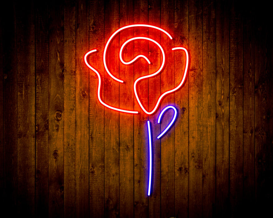 Rose Flower Flex Silicone LED Sign (Neon-Style, LED Technology) - Way Up Gifts