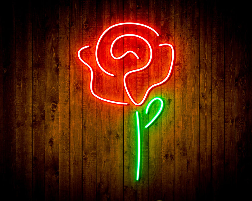 Rose Flower Flex Silicone LED Sign (Neon-Style, LED Technology) - Way Up Gifts