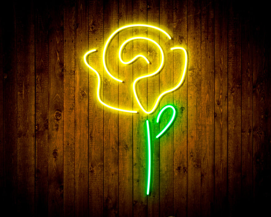 Rose Flower Flex Silicone LED Sign (Neon-Style, LED Technology) - Way Up Gifts