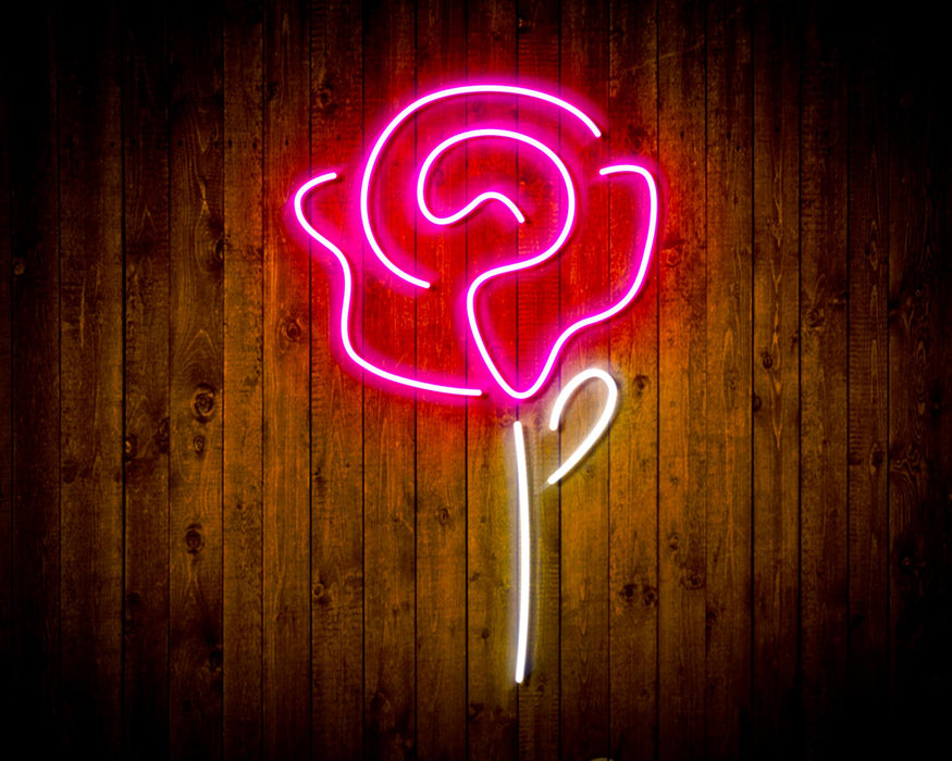 Rose Flower Flex Silicone LED Sign (Neon-Style, LED Technology) - Way Up Gifts