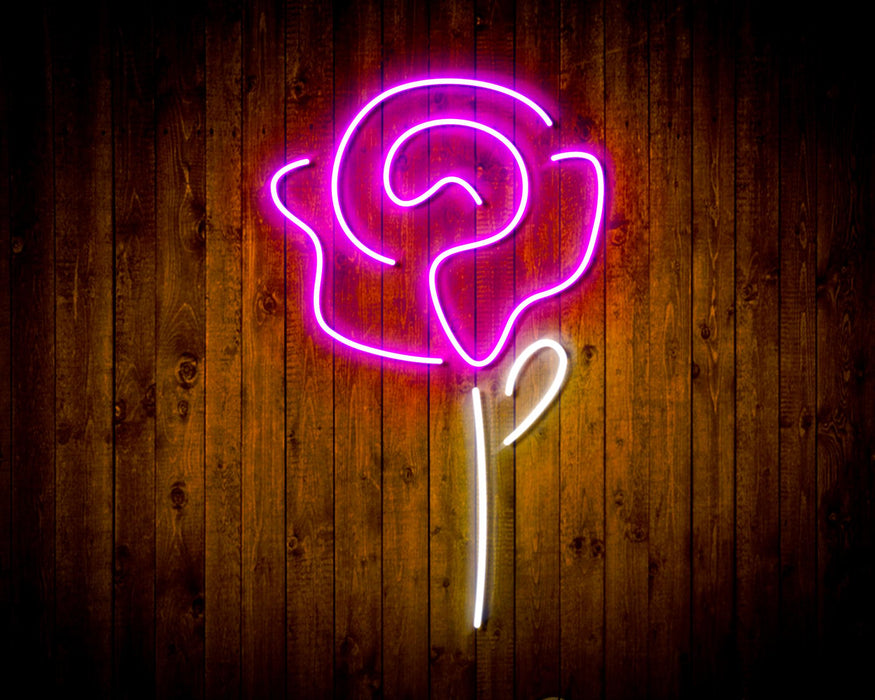 Rose Flower Flex Silicone LED Sign (Neon-Style, LED Technology) - Way Up Gifts
